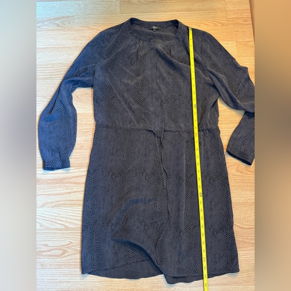 Rails Printed Hana Dress Elegant Black Long-Sleeve Dress Sz Small - Picture 7 of 8